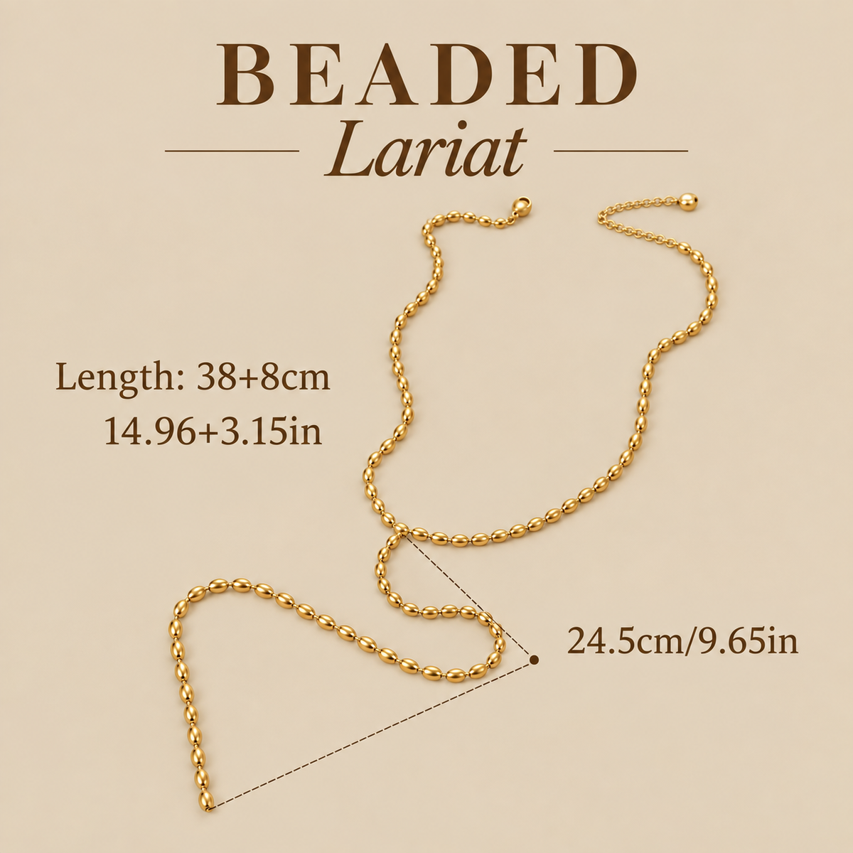 Beaded Lariat