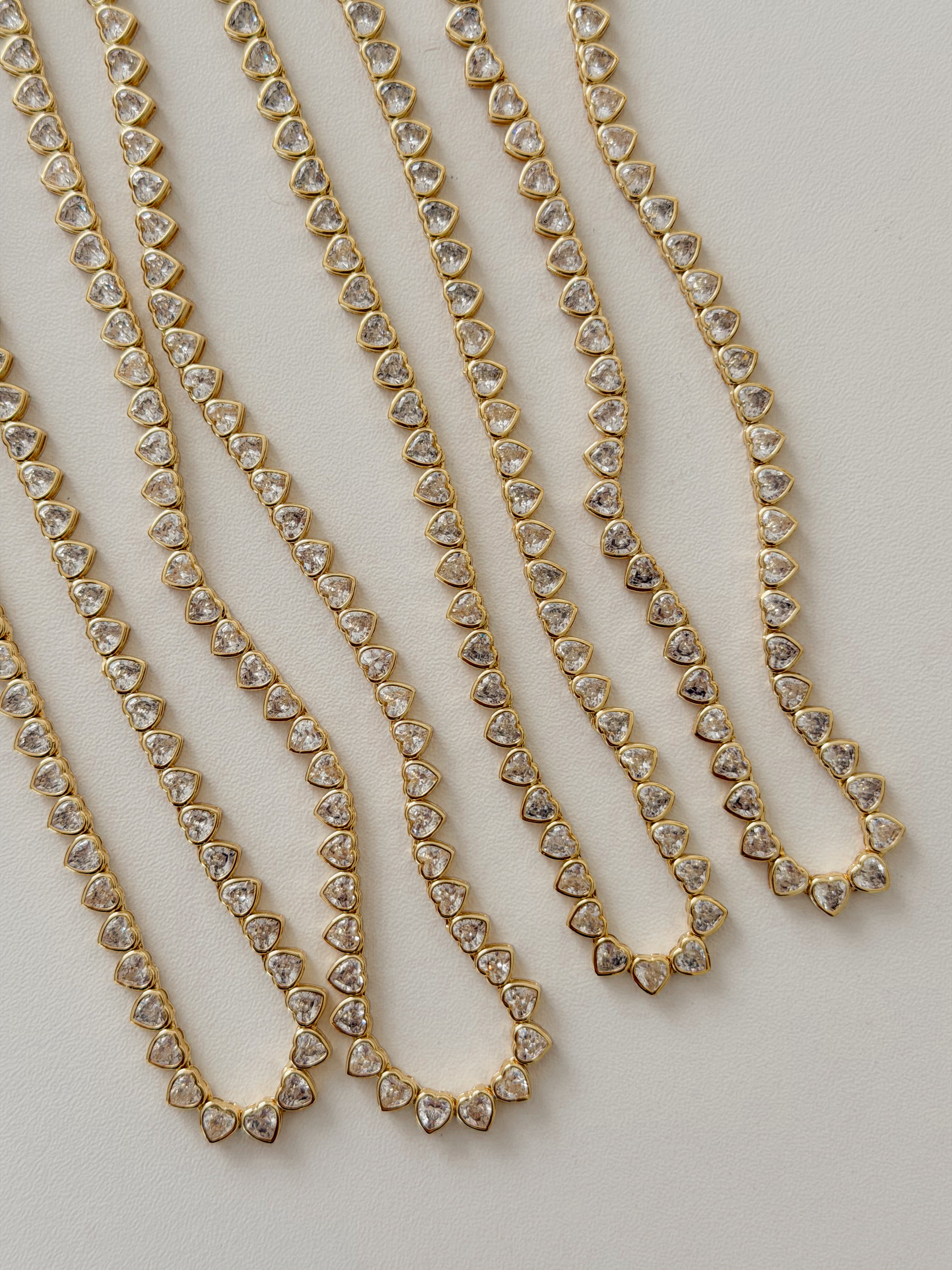 Hannah Iced Tennis Necklace