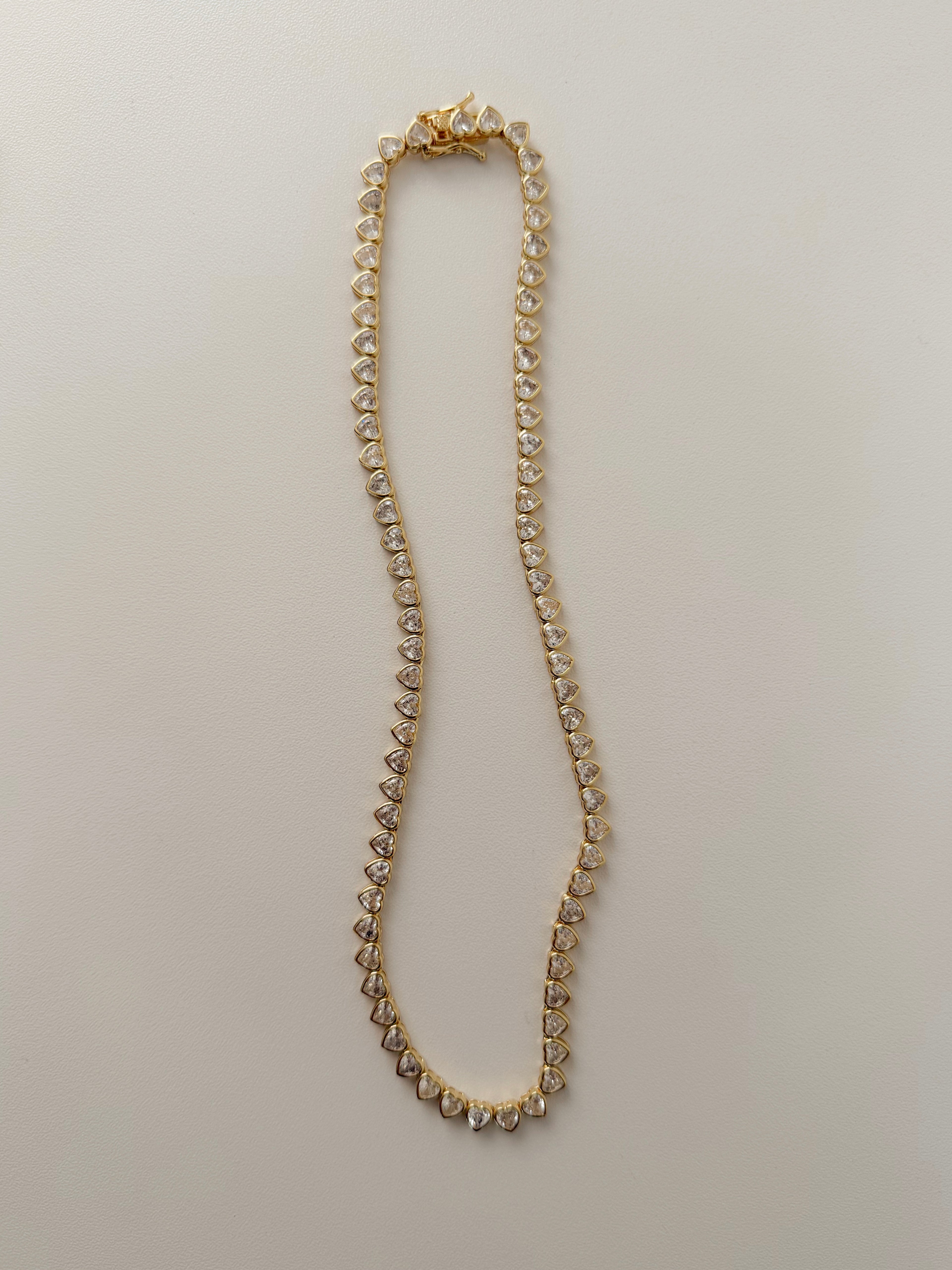 Hannah Iced Tennis Necklace