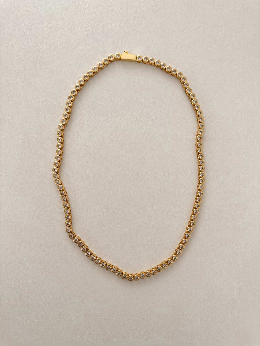 Elara Bubble Tennis Necklace