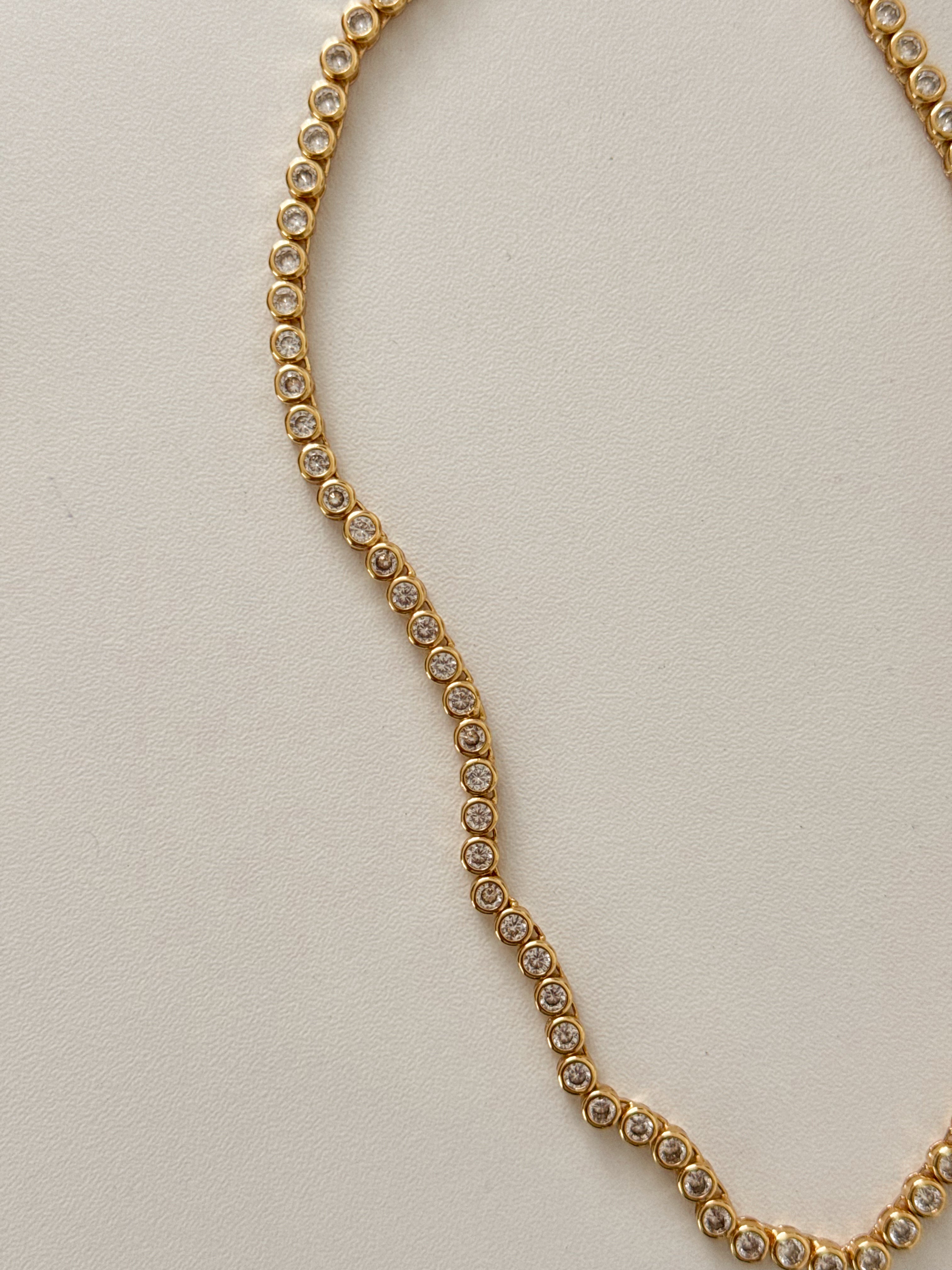 Elara Bubble Tennis Necklace