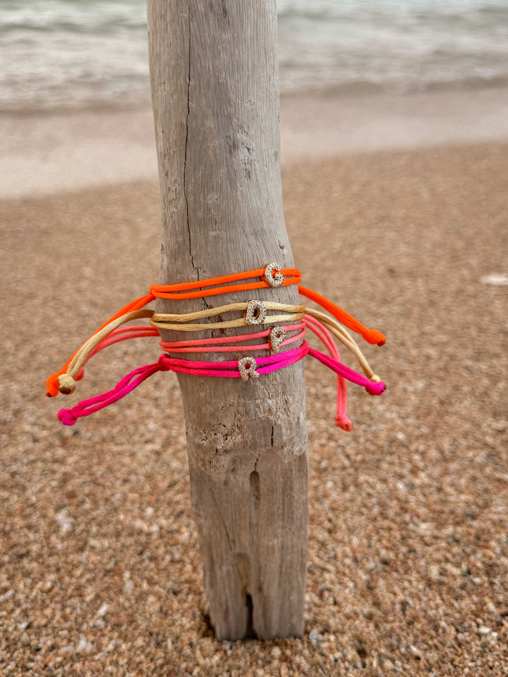 April Initial Bracelet