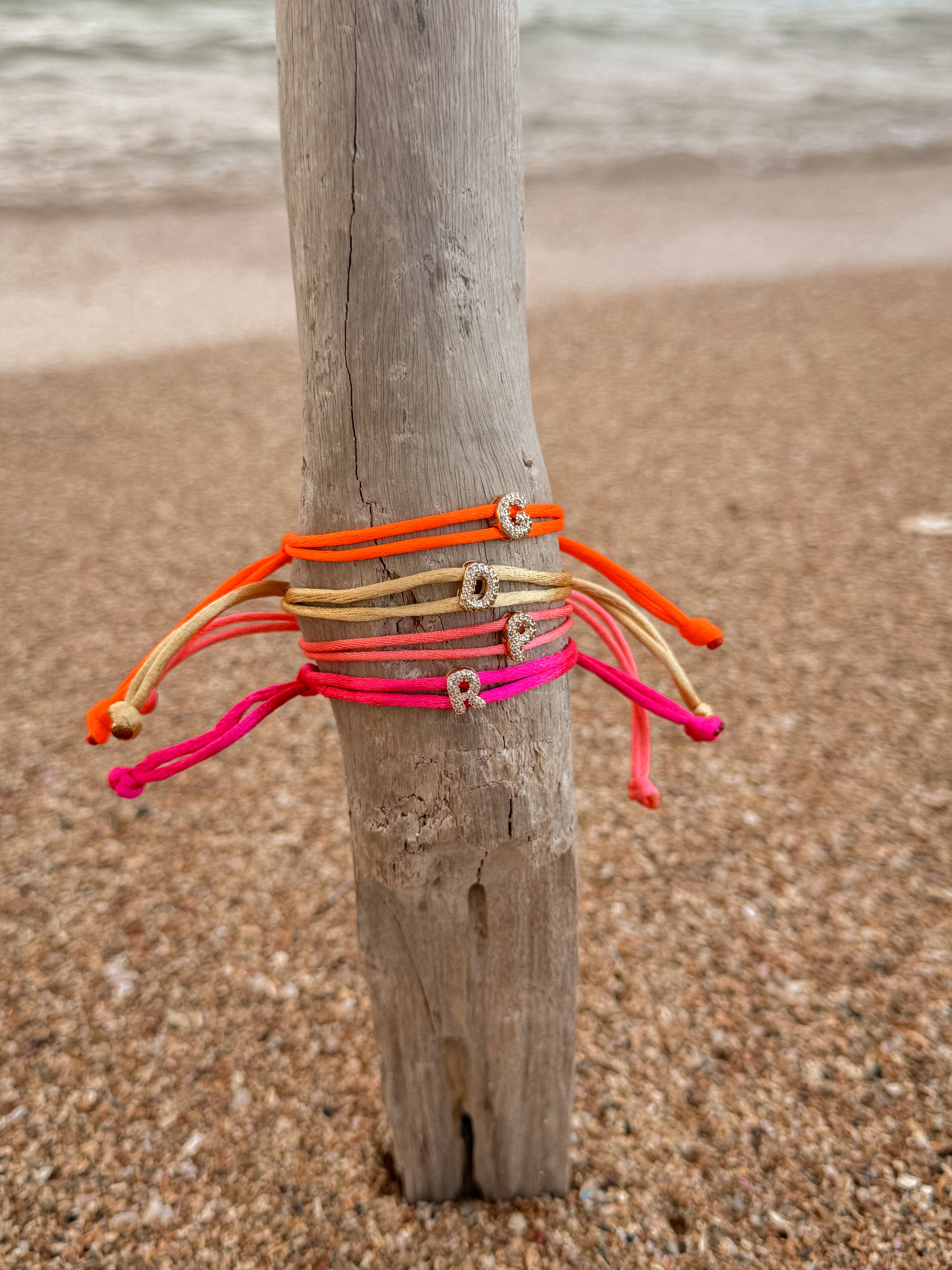 April Initial Bracelet