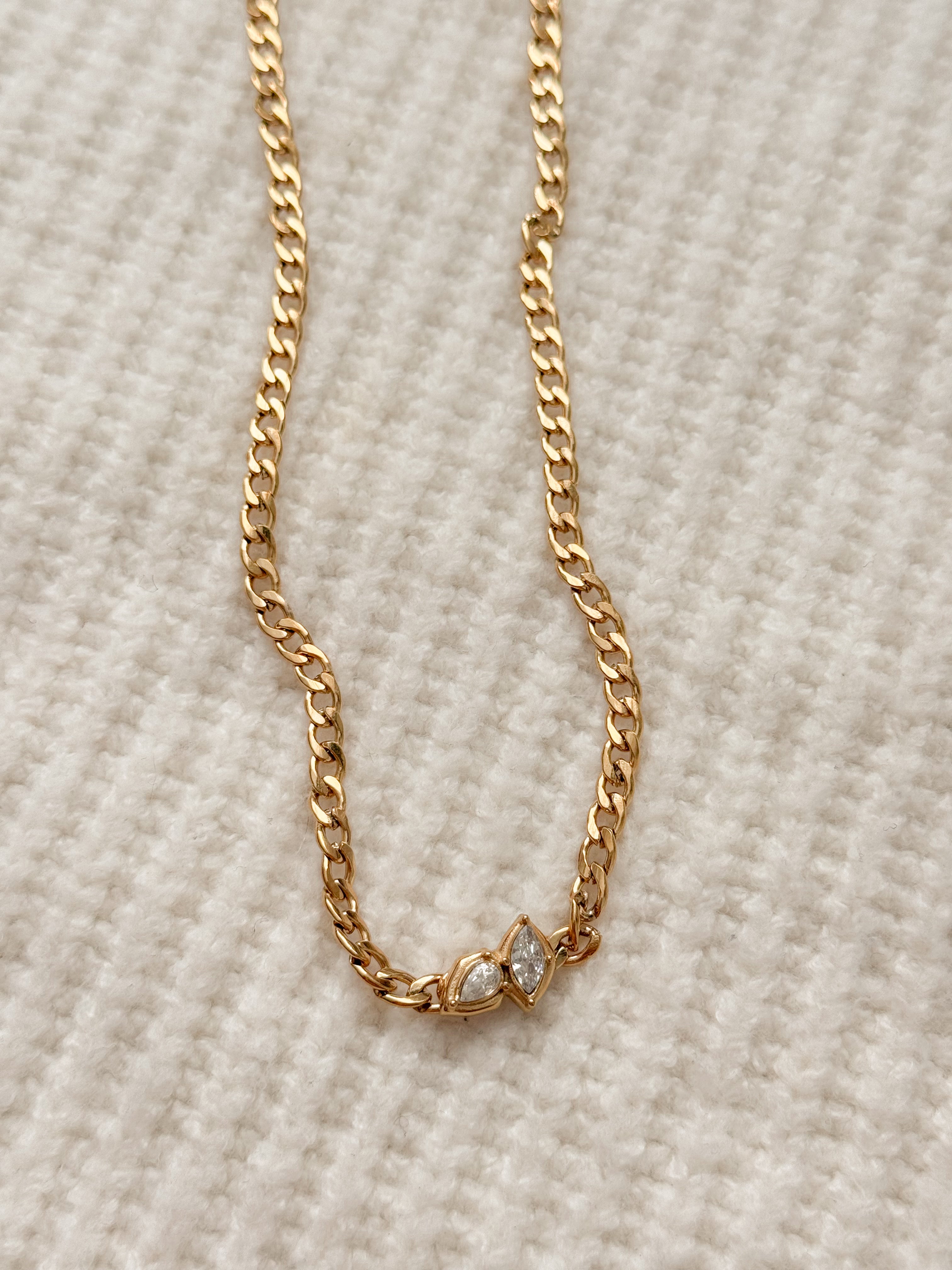 Golden Leaf Necklace