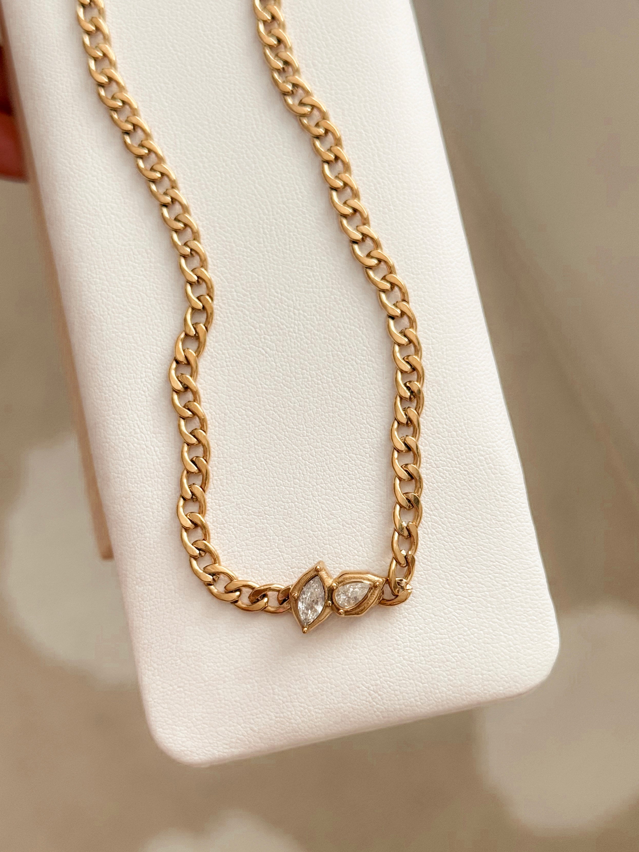 Golden Leaf Necklace