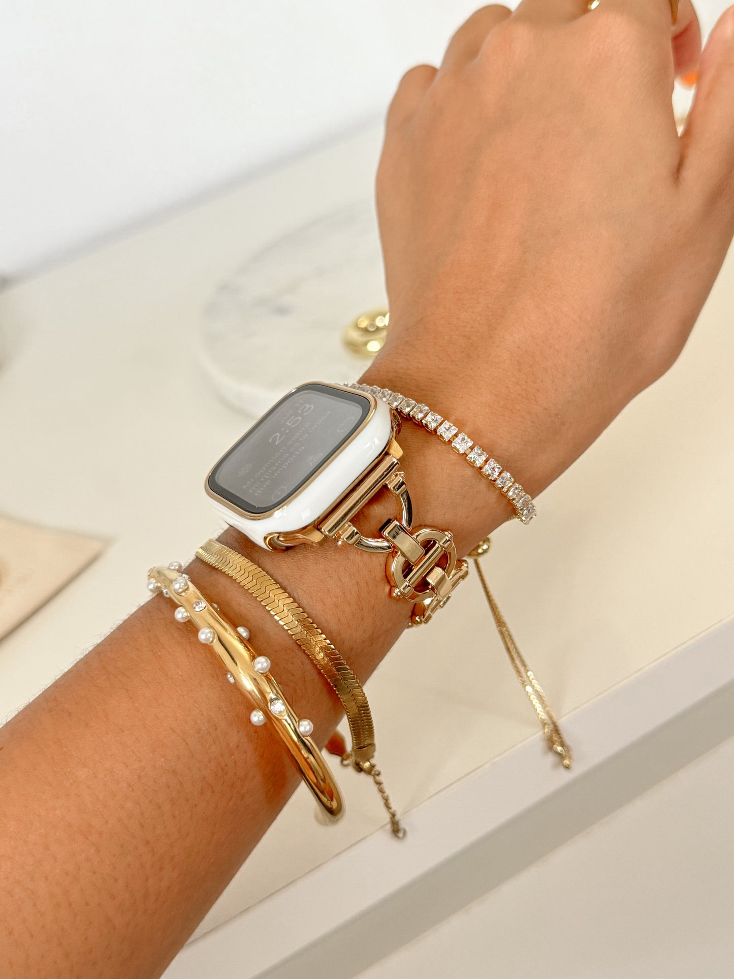 Claire Gold Apple Watch Band