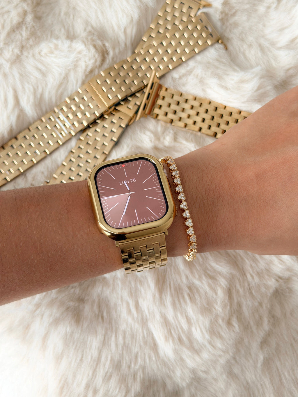 Luxe link Gold Band