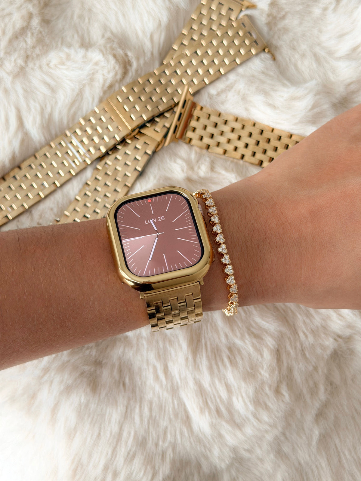 Luxe link Gold Band