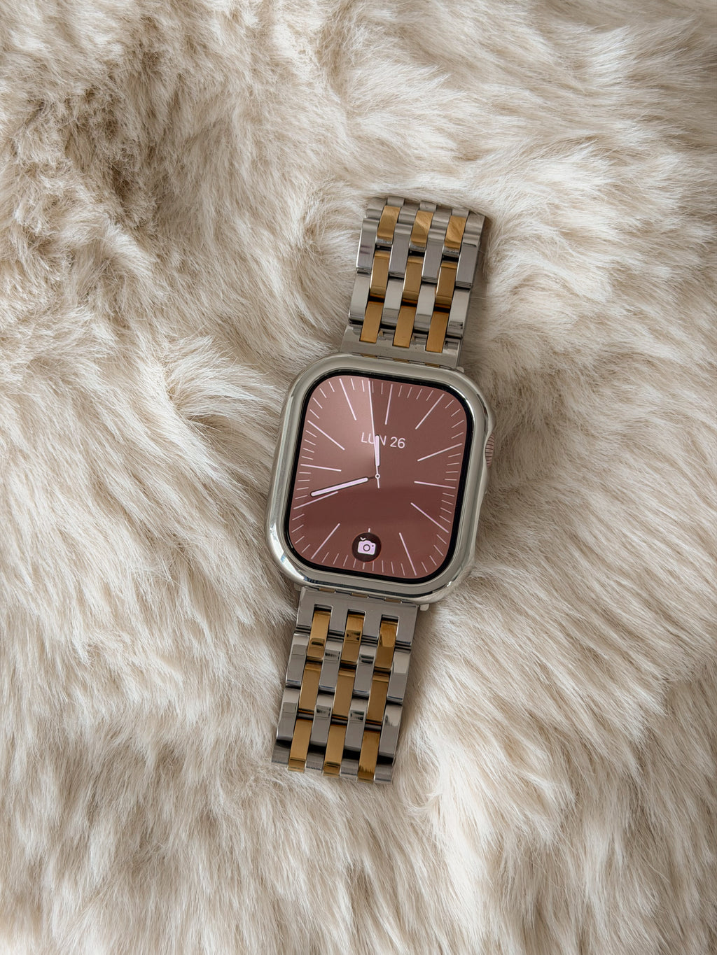 luxe link two tone Band
