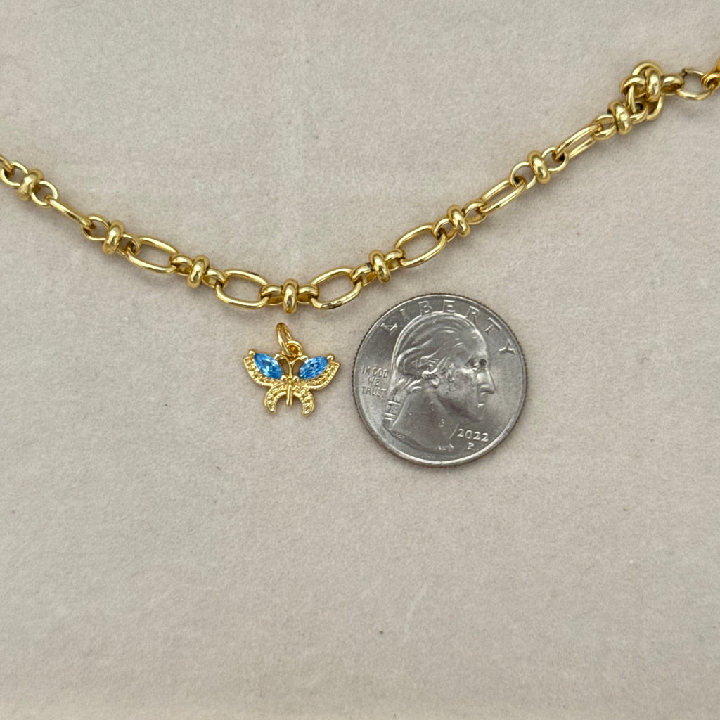 Rhinestone butterfly