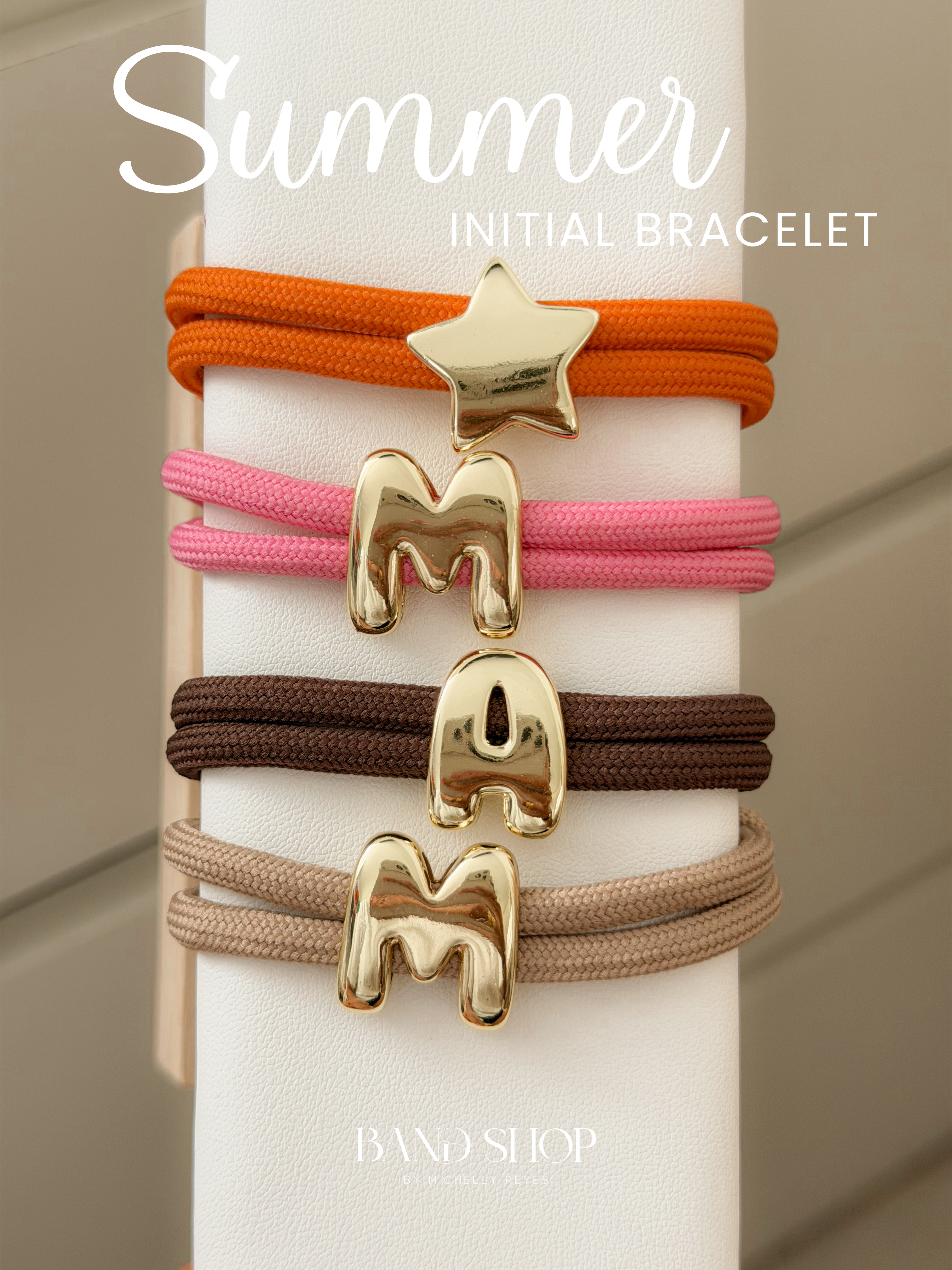 Summer Initial Bracelet