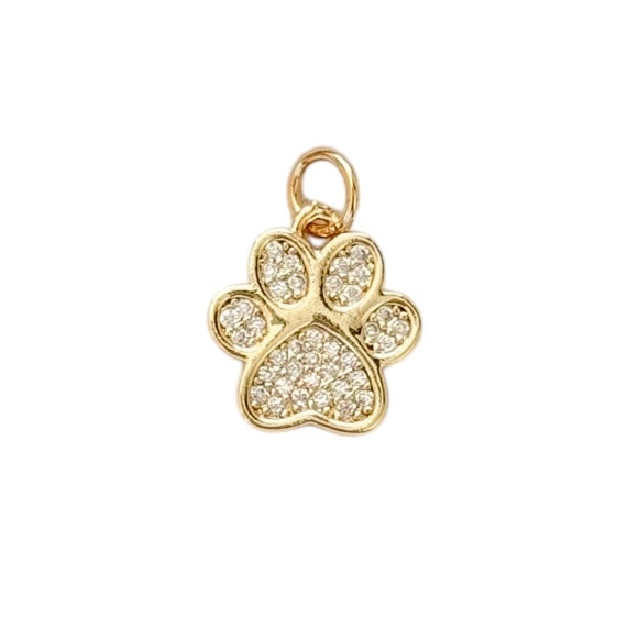 Dog footprint charm