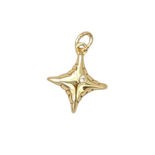 Golden star charm