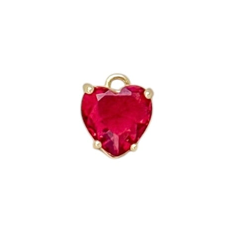 Pink heart charm